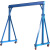 龙门吊1吨3/5吨起重吊架移动可升降式小型行吊简易吊车电动龙门架 2吨 高2.5米宽2.5米
