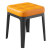 小米之家生态官方可叠放凳子矮凳客厅软垫家用小板凳加厚椅子脚凳茶几 太阳橙-升级乳胶坐垫