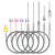 普力捷（PULIJIE）K型铠装热电偶电热偶WRNK-191可弯曲Pt100/E/J/T型温度传感器 直径3*100MM引线1.5米