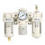 气动油水分离器三联件2000-02减压AC3000-03自动排水过滤AC4000-0 AC300003D(自动排水)