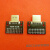 高清HDMI母座A型19Pin连接器USB接口镀金公座带PCB板排针 HDMI 母座