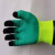 东部工品 ZH-39 乳胶黑绿发泡手套橡胶手套浸胶涂胶挂胶皱纹浸渍劳保手套 加强指