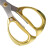 金固牢 KCyy-76 不锈钢剪纸专用尖头 裁缝剪纸剪彩金色剪刀
