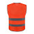 9F 反光背心马甲反光衣建筑工地工程施工交通环卫安全警示工作服可印字 橘红色透气款
