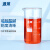 湘玻 高型玻璃烧杯高硼硅料耐高温加厚带刻度 化学实验室用品 400mL 高型烧杯
