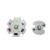 LED 3535白光3W/5W CREE-XPE白光Q5 暖白LED手电灯珠强光带底板 灯珠焊接(16MM底板) 3  红