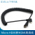 HDMI转标准HDMI弹簧伸缩高清数据线A7S2 A7M3 A7R3监视器单反相机 Micro HDMI接口反弯款 1米
