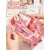 小麻薯笔袋女小学生铅笔盒女孩款大容量透明粉色笔袋可爱风高颜值 草莓粉/+11件套+兔年徽章