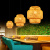鸿松新中式竹艺饭店餐厅灯罩创意个性家用阳台灯笼灯民宿茶室 A款30CM竹本色