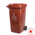 垃圾桶240l户外垃圾分类物业大号垃圾箱干湿分离环卫上海公共场合 50升户外桶/无轮(干垃圾) 上海