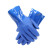 东亚/博尔格  501 耐油浸塑手套 耐酸碱耐磨防滑 重工业防护PVC橡胶手套 5副