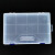金固牢 KCzy-663 透明分类收纳盒 塑料零件盒元件工具盒 无隔板 30*20*6.3cm