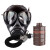 普达 防毒面具全面罩过滤式自吸防蒸汽氯气二硫化碳 3号P-A-3褐滤毒罐+导管PD-4003