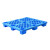 库达1210D网格轻型塑料托盘仓库叉车卡板栈板垫仓板地台板蓝色 全新料 1.2米