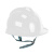 汇特益HT-288 ABS安全帽 V型建筑工地施工帽 电工劳保防砸头盔【30个/箱】 白色【按键式】 均码 