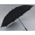 超大雨伞自动双层太阳伞长柄男士防风暴雨专用定制伞自动超大雨伞 黑色