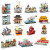 万致（WANZHI）小积木拼装街景屋组装模型桌面摆件立体儿童礼物拼插玩具 服装店（02040）