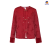 MGRRXINU高端品牌春季新款新中式短外套女盘扣红色过年战袍中国风唐装棉服 红色(短外套) S(现货)