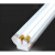 加达斯LEDT8双管日光灯全套带罩支架灯一体化超亮长条荧光灯超市教室灯 1.2米单管带罩【全套LED20W】