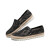 斯凯奇（Skechers）女鞋夏季透气渔夫鞋新款女子时尚蕾丝网布休闲鞋单鞋113246 黑色/BLK 36