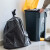 斯图加厚大号垃圾袋户外分类保洁垃圾桶袋商用酒店物业环卫平口黑色大塑料袋 120cm*140cm(50个装)双面5丝