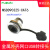 鹿色金属外壳网口USB转接头母母对插25mm开孔MSDD90325-CAT6 USB2.0 MSDD08-CAT5E金属