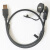 极焰USB连接器90度弯转换头MSDD90350母公带半米电缆22mm安装孔传数据 MSDD90341-3.0-2m