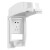 奥柯朗（AOKOLA）86型智能马桶内置锁插座防水盒加高加大粘贴卫生间浴室开关防水罩 白色