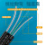 奥威尔（OWIRE）皮线光纤光缆GJYXCH-2BK-1000室外单模双芯2芯3钢丝光纤线1000米
