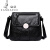 袋鼠（KANGAROO）包包女2024新款韩版女包水洗皮单肩斜跨包中老年妈咪包一件 黑色