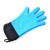 阿力牛 ASH76 防滑防烫劳保手套 加厚硅胶隔热手套 耐高温工作手套 绿色(1只) 均码 