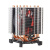 AVC6铜管热管cpu散热器1155 AMD2011针 X79台式机超静音风扇 1366 六热管 4线温控(单风扇 彩灯)