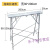 好购马凳折叠升降加厚特厚伸缩室内工程装修脚手架刮腻子平台梯凳定制 加强款2米长30宽加高2.3米