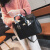 酷奇袋鼠（KUQIDAISHU）通勤大包包2022新款铂金包欧美时尚荔枝纹单肩手提包大容量斜挎 浅蓝色