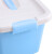 冰禹 BYA-234 塑料带提手收纳箱  加厚杂物整理箱 透明款标准中号15L