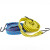 海斯迪克 捆绑绳 打包绳平板车捆绳 绑带带挂钩绳子 1.8米乳胶丝(颜色随机) H-155