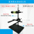 机器视觉微调实验支架 CCD工业相机支架+万向光源架 款高600mm大底板_RH-MVT3-600-2