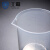工霸（GONGBA）实验室塑料量杯 无柄带刻度 加厚pp耐酸碱计量烧杯 500ml GB7206