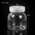 组培瓶塑料含透气盖耐高温高透光PC材质植物组培专用瓶子可重复用 ZP16-340ML含透气盖