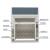 龙之泰 防腐蚀柜通风橱耐酸碱全钢通风柜强制排风 桌上型 1.2米
