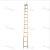 梯单杠梯挂钩梯TDZ3TGZ4TEZ6铝合金二节拉梯3米6米9米15米 3米单杆梯