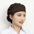 澳颜莱棉厨师帽女可调节厨房做饭防油烟餐厅工作帽防掉发卫生护士帽子 (纯咖啡色)韩版