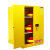 45加仑黄色易燃液体安全柜化学品储存柜防火防爆柜 黄色60加仑安全柜易燃品柜