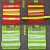 反光马甲背心 反光马甲骑行工地摩托车环卫透气网施工建筑反光衣服安全背心 荧光绿