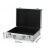 企金 铝合金工具箱 290*205*90mm 银色卡扣式空箱工业级手提式五金维修整理箱设备收纳箱1个 QJ-L04192