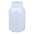 鸣固 ZS1672 HDPE塑料大口瓶广口瓶样品瓶试剂分装瓶带内盖 250ML