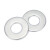 润宏工品 304不锈钢平垫片圆形螺丝介子金属垫圈 M12*30*2(5个) 一包价 48小时 