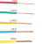 国标电线电缆家用BVR1/1.5/2.5/4/6平方纯铜芯多股家装软线电源线 BVR1.0²阻燃红色 100米