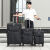 MDUG瑞士军刀行李箱大容量拉杆箱学生旅行箱万向轮密码箱结实耐用皮箱 黑色[耐磨牛津布+弹簧减震轮] 20英寸