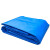 共泰 苫布 大篷布 防水防雨加厚棚布 防尘防晒防风塑料篷布 160克PE材质 蓝桔色 8*10m